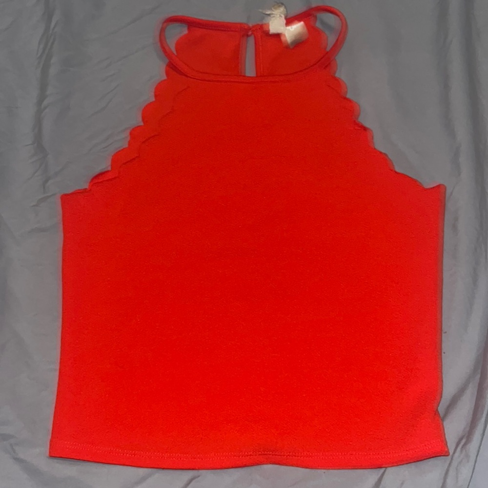 Halter neck tank top